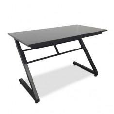 Bàn gaming chữ Z mặt gỗ Full Đen (120x60x75cm)