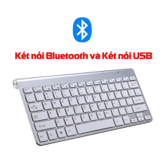 Bàn phím mini không dây K-908 + có Bluetooth