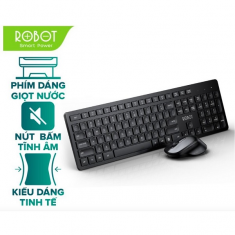 Bộ Bàn Phím Và Chuột Không Dây ROBOT KM4000