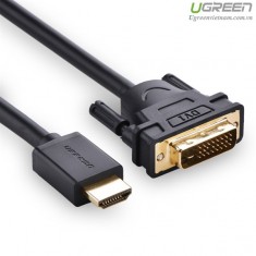 Cáp chuyển đổi HDMI to DVI 24+1 dài 1,5m HD106 chính hãng Ugreen 11150