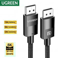 Cáp Displayport 1.4 dài 5m hỗ trợ 8K@60Hz 4K@240Hz chính hãng Ugreen cao cấp