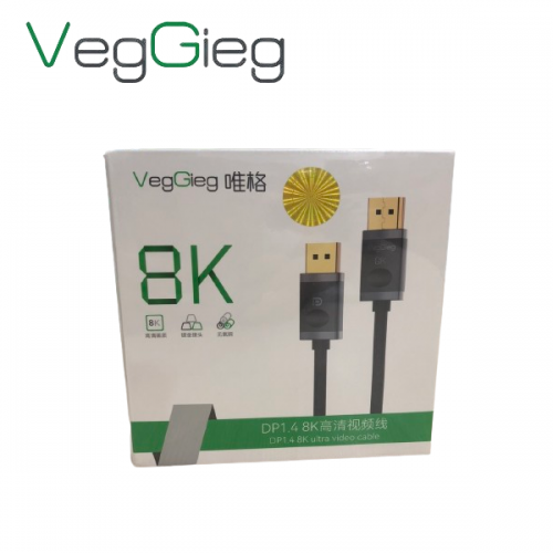 Cáp DisplayPort VEGGIEG V-Z602 dài 1.5M hỗ trợ xuất ra 8K