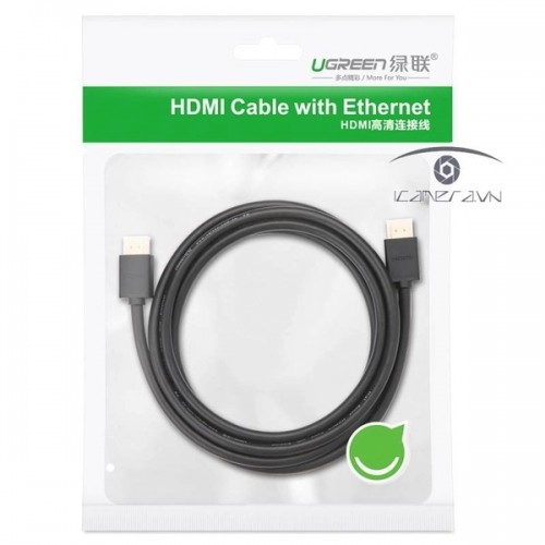 Cáp HDMI 1.4 dài 5M hỗ trợ 4K@30Hz 3D/HDR/ARC Ugreen 10109 cao cấp