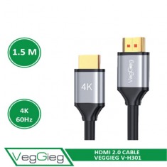 Cáp HDMI 4K VEGGIEG V-H301 dài 1.5m - Chuẩn 2.0