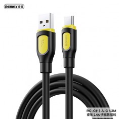 Cáp Sạc 2.4A Remax RC-C113 A-C USB Ra Type-c