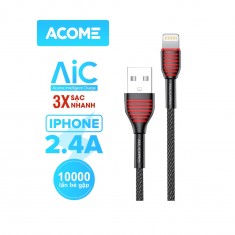 Cáp Sạc Nhanh ACOME ASL010 2.4A