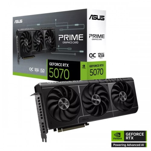 Card màn hình ASUS GeForce RTX 5070 PRIME OC X3 12GB GDDR7
