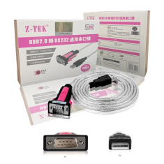 DÂY TÍN HIỆU USB TO COM RS232 CHIP SET FT232 CHÍNH HÃNG Z-TEK ZE533