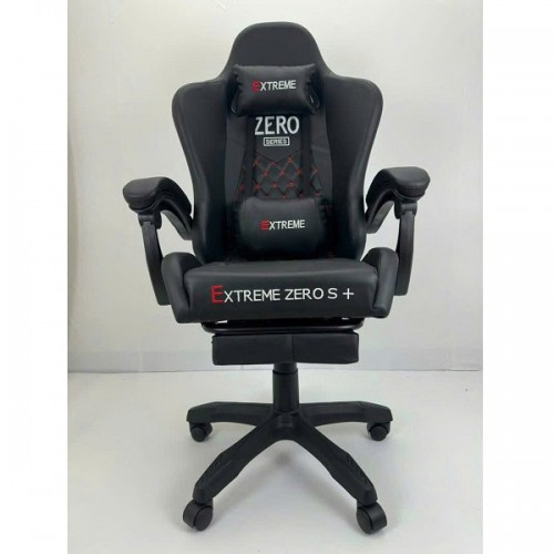 Ghế Gaming Zero S+ Có Kê Chân - Màu Đen