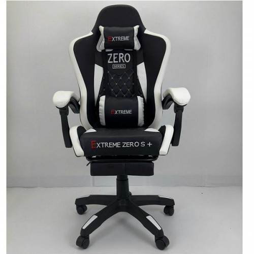 Ghế Gaming Zero S+ Có Kê Chân - Màu Trắng