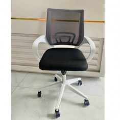 Ghế Xoay Khung Trắng Chân Trắng cao cấp