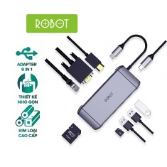 HUB Chuyển Đổi 9 in 1 ROBOT HT490