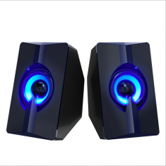 Loa vi tính 2.0 T - Wolf S5 Led 7 màu