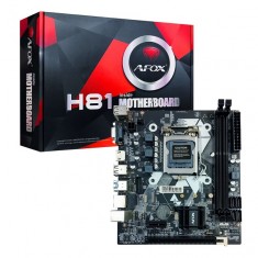 Mainboard H81 (VGA, HDMI, M.2 Sata/ NVMe, LAN 100Mbps, 2 khe RAM DDR3, mATX)