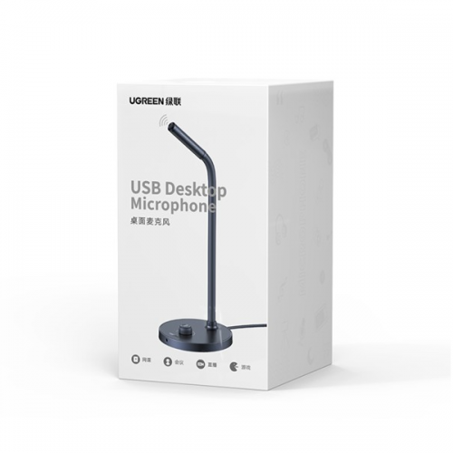Microphone để bàn thu âm, Livestream cổng USB Ugreen cao cấp