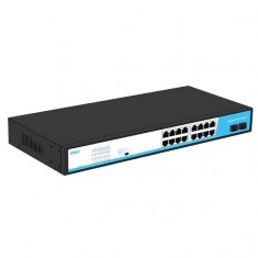 Switch POE 16 Cổng (10/100/1000M) Hrui HR901-AFG-162S-300