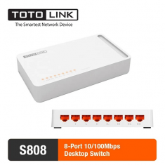 Switch Totolink 8 Port 10/100Mbps S808