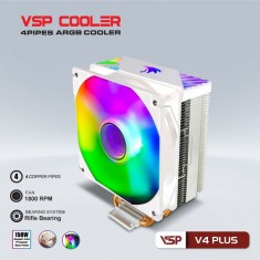 Tản nhiệt CPU VSP COOLER V4 PLUS Trắng