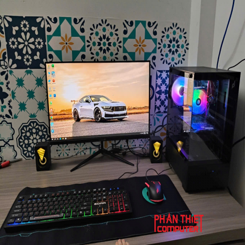 Trọn bộ PC Gaming i5 9400F VGA 550 4GB - Màn hình 24 inch 100Hz
