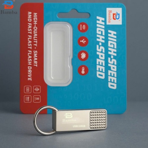 Usb 2.0 Bamba B1 8Gb (Màu Bạc)